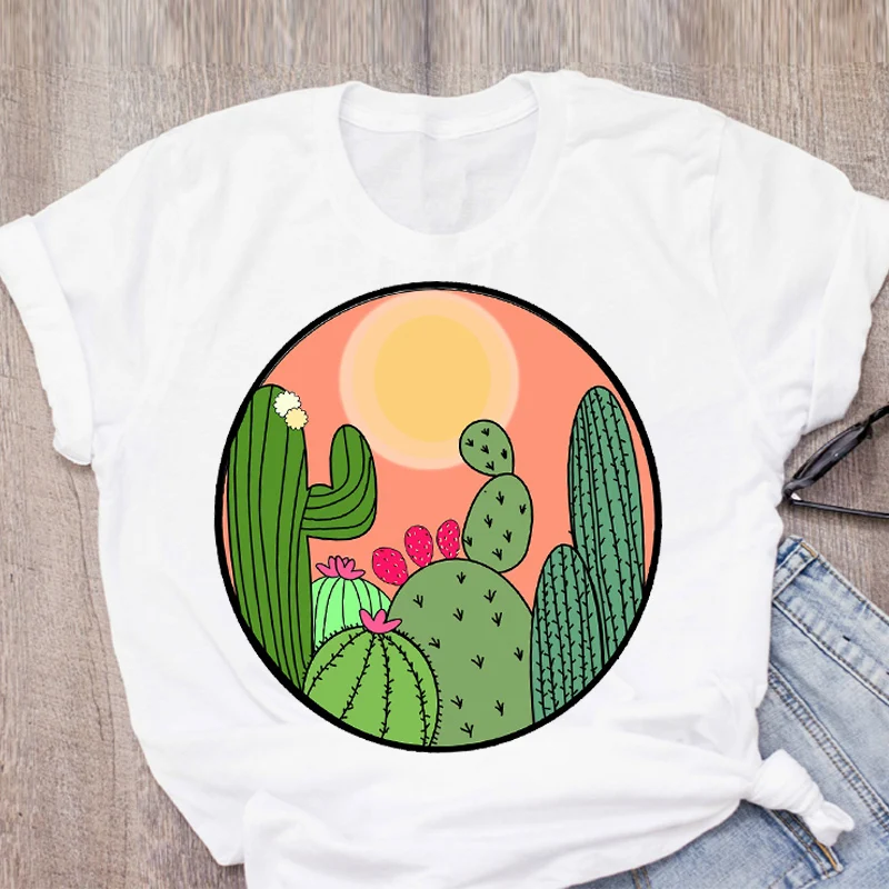 

Summer Women's T-shirt Animals and Plants Fashion Short Sleeve Top Ladies Graphic T-shirt Women's Harajuku Fashion Clothing