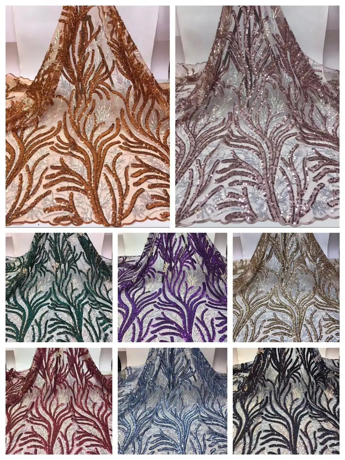 Популярные Роскошные нигерийские Африканские свадебные розовые жемчужные