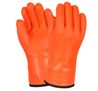 Изолированные теплые зимние химические огнестойкие защитные перчатки для рыбалки холодностойкие лыжные маслостойкие рабочие перчатки из ПВХ