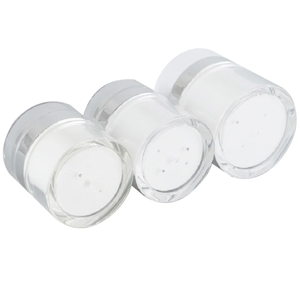 

3Pcs Portable Sub Jars Double-layer Lotion Bottles Portable Creams Bottles
