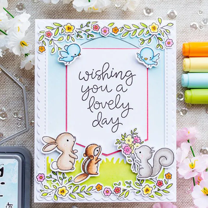Link 2 Clearance Stamps Cute Small Pigs Rabbits Monkey Sloth Sheeps Clear for DIY Scrapbooking Cards | Дом и сад