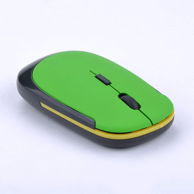 green Беспроводная мини-мышь DATA FROG 2,4 ГГц для Mac, USB оптический приемник, мыши для ноутбука, ноутбука, ПК, настольного компьютера для Macbook - Цвет: green