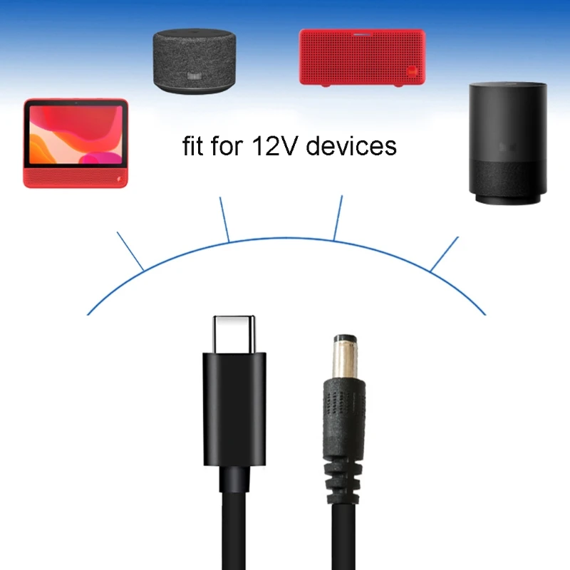Кабель питания с разъемами USB C/Type-C PD на 12 В 5 5x2 мм | Компьютеры и офис