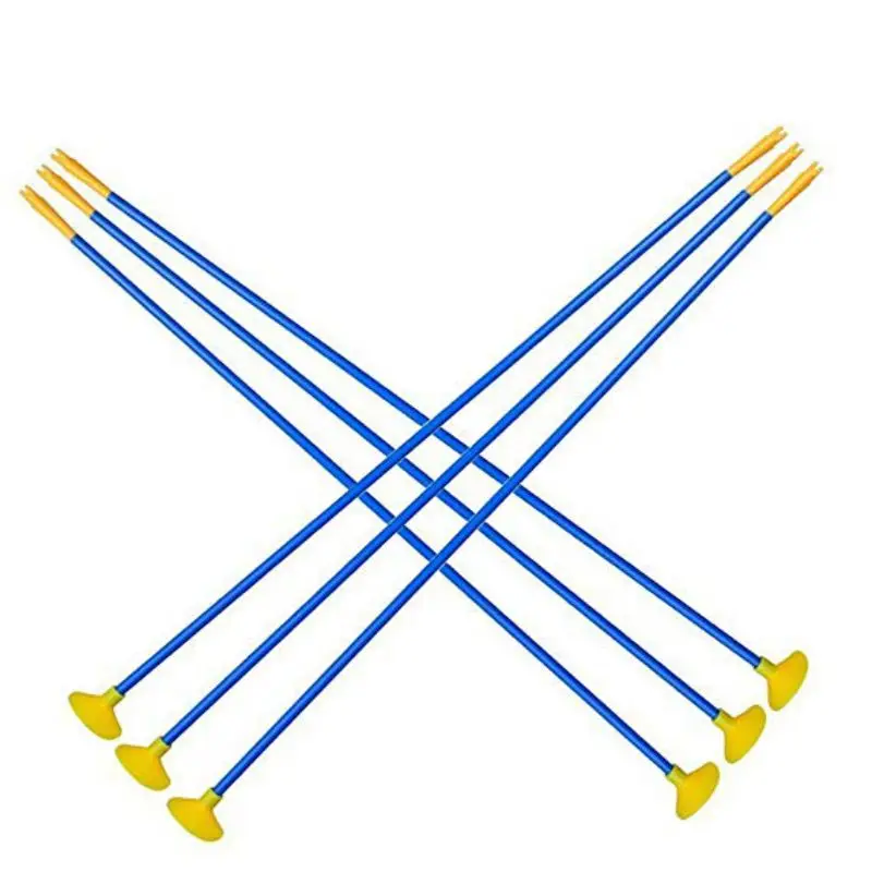 12 Pcs/Sets Kids Childrens Plastic Toy Archery Youth Hunting Safe Sucker Arrows Outdoor Target Shooting Sets z f | Игрушки и хобби