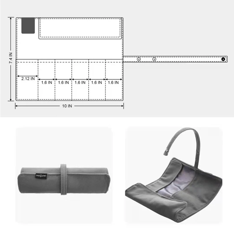 Многофункциональный портативный металлический органайзер из нержавеющей стали