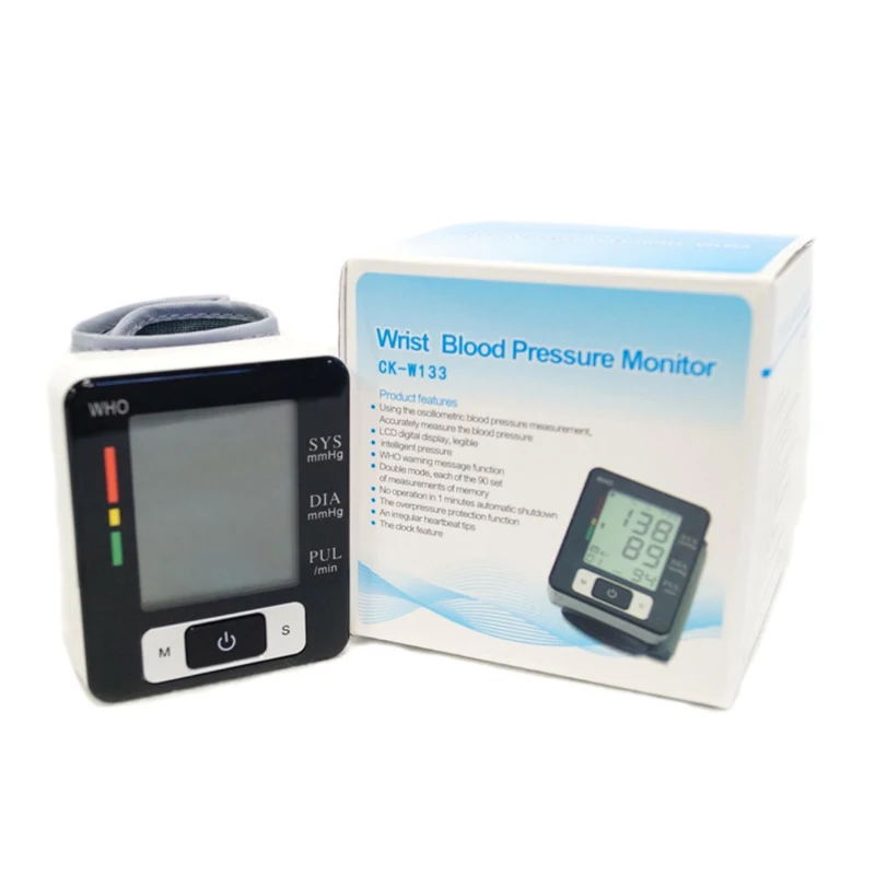 

Portable Smart Voice Digital Wrist Blood Pressure Monitor Blood Pressure Mechinne Meter Heart Rate Pulse Blood Pressure Meter