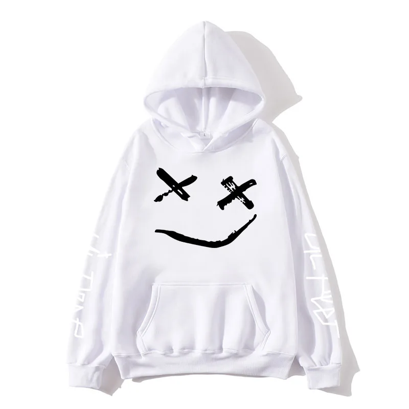 white Lil Peep/толстовки с капюшоном Love lil. peep, мужские толстовки, пуловер с капюшоном, свитшоты для мужчин/женщин, sudaderas cry, детские толстовки с капюшоном, hoddie S-XXL - Цвет: white