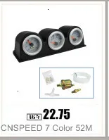 CNSPEED тройной столб Gauge Pod/автоматический датчик/Автомобильный счетчик/Автомобильный столб gauge/XS100220
