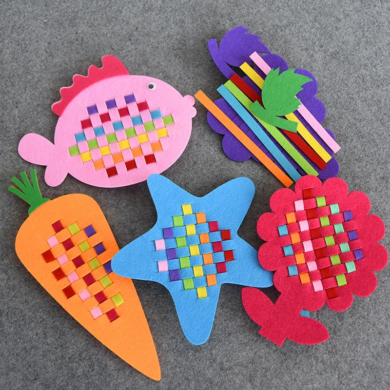 T-N DIY Нетканые звезда ткачество учебных пособий детская игрушка ручной работы