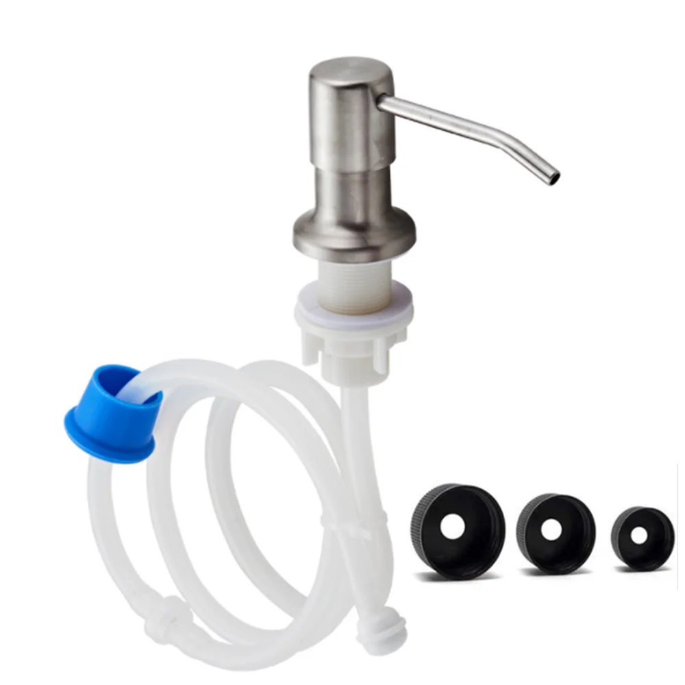 Диспенсер для кухонного моющего средства, диспенсер для моющего средства для раковины, диспенсер для жидкого мыла для ванной комнаты, диспенсер для моющего средства, головка насоса, черное золото