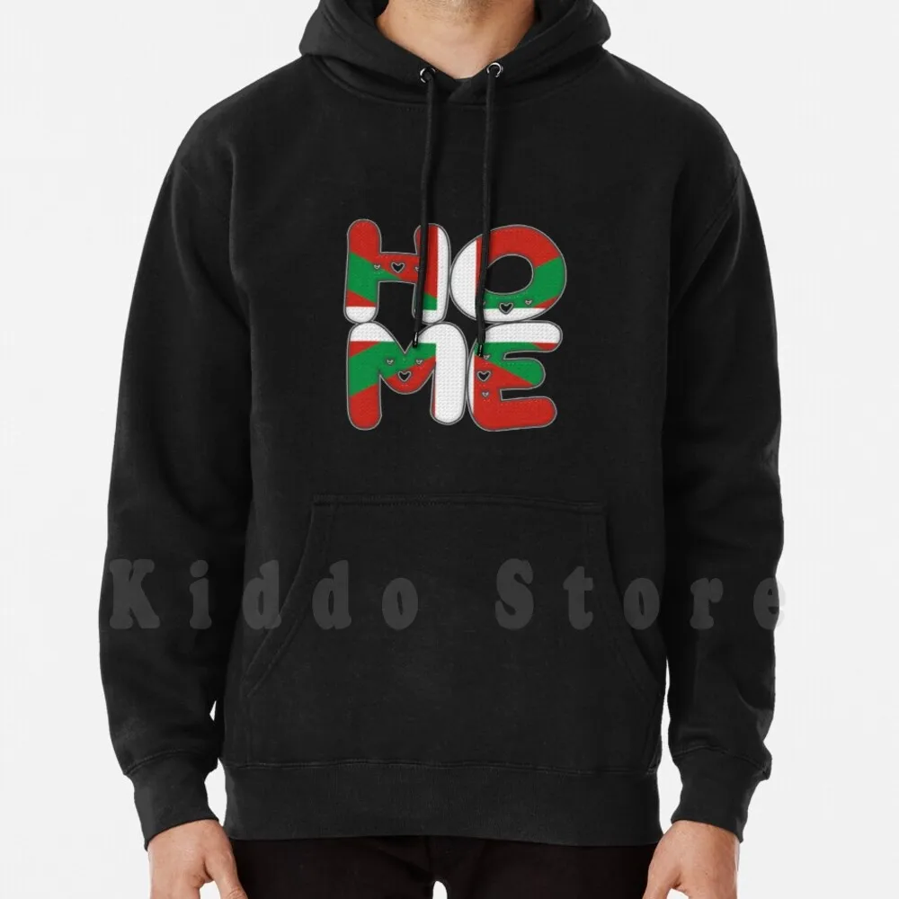 

Home Flag Of Bilbao-Gift For Basque From Bilbao Hoodie Long Sleeve Bilbao Basque Basque Country Ikurrina Athletic