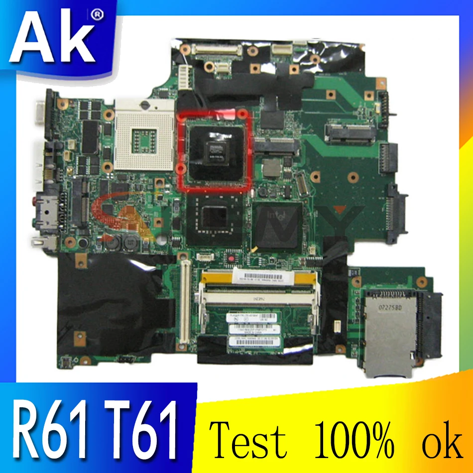 Akemy 43Y9047 11S42X6803 для Lenovo IBM thinkpad R61 T61 15 4 &quotМатеринская плата ноутбука 965PM G86 740 A2 128 М