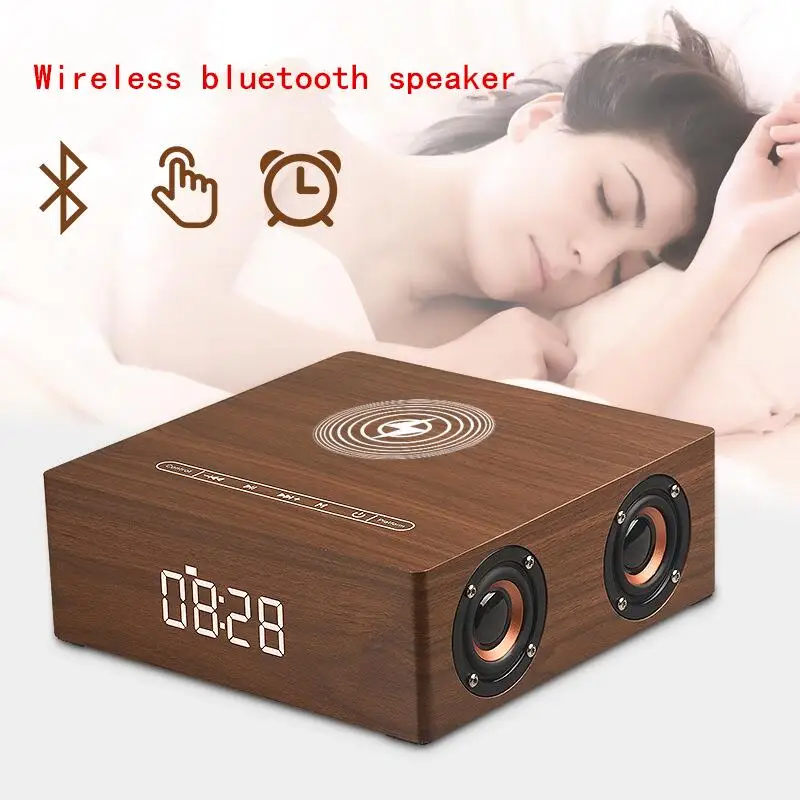 PPYY-Q5A многофункциональное Беспроводное зарядное устройство Будильник Bluetooth