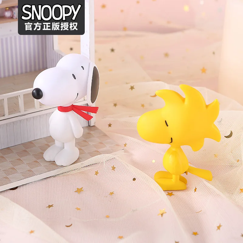 Семейные куклы милая собака глухая коробка Мультяшные фигурки Люси Вудсток