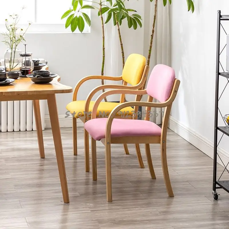 Модное и простое кресло в японском стиле из массива дерева