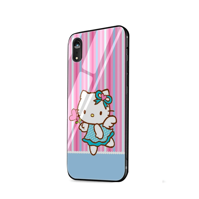 Стекло для мобильного телефона чехол iPhone 5 5S SE 6 6s 7 8 Plus XR X XS максимальный Naughty hello