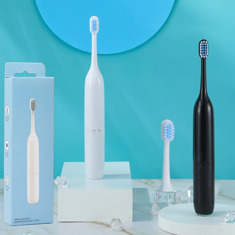 

Portable ultrasonic electric toothbrush Rechargeable toothbrush Washable electronic tooth whitening brush Adult timing brush