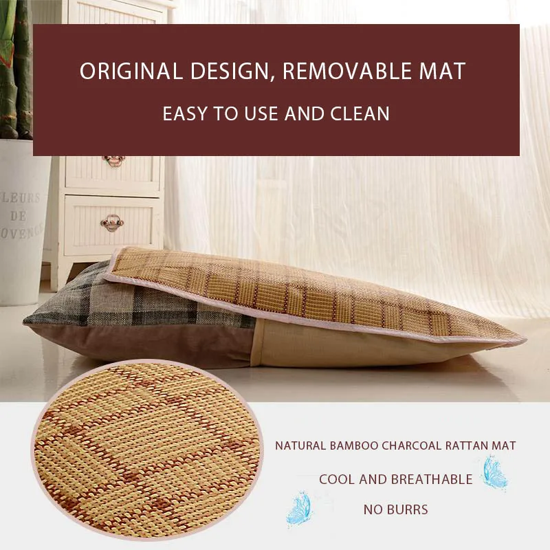 Лежанка для собаки теплая съемная мягкая больших собак моющаяся дома дивана