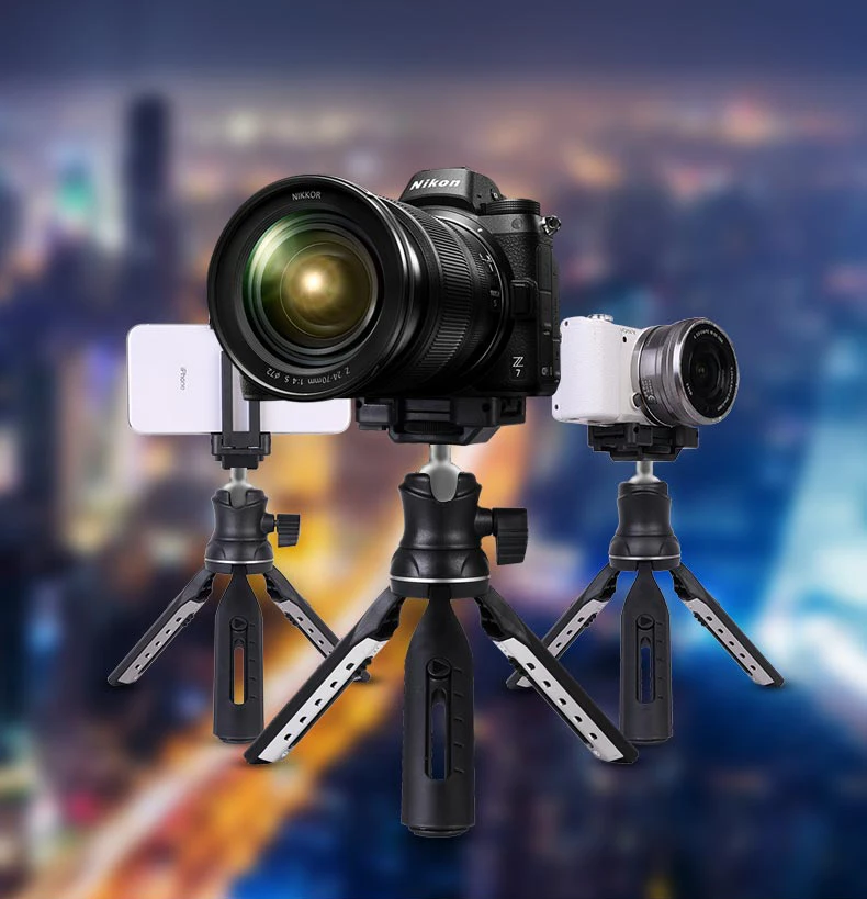 Телефон монопод для селфи штатив-Трипод мини фотографии Vlog Камера кронштейн