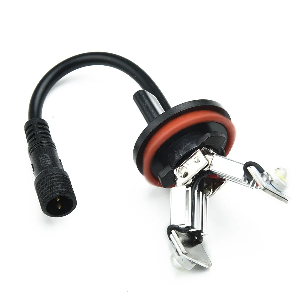 

6000K Angel Eye Bulbs Replacement H8 Light Lamps DC12-24V Portable New