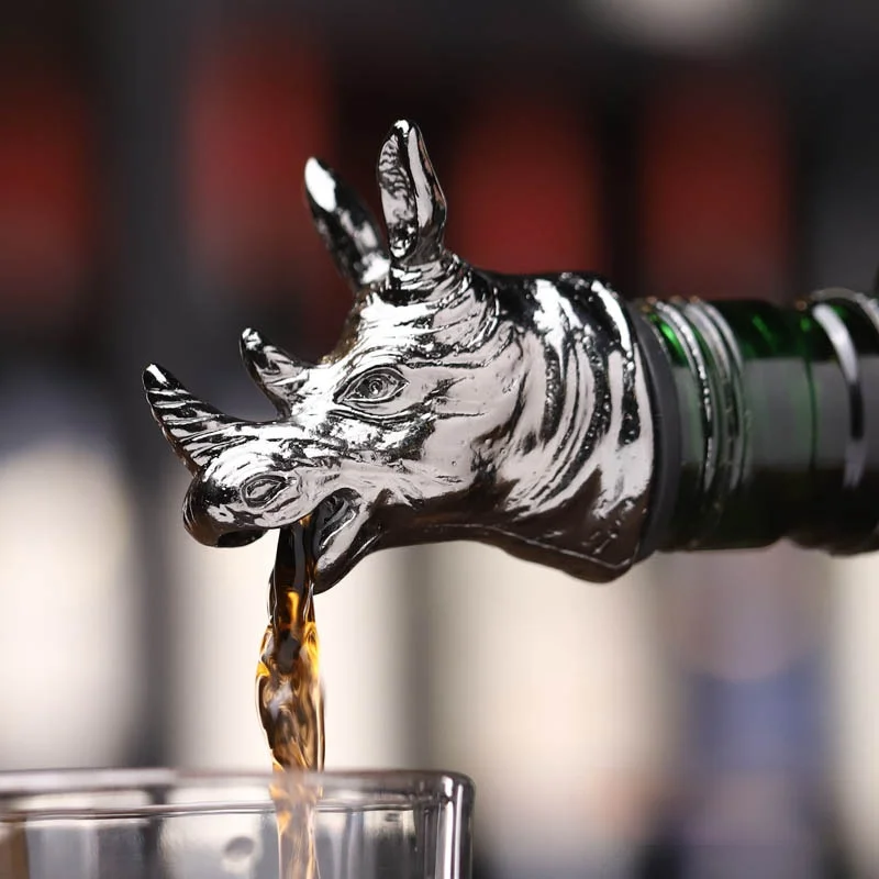 Аксессуары для украшения бара нержавеющая сталь Леопардовый Лев фотостопор вина