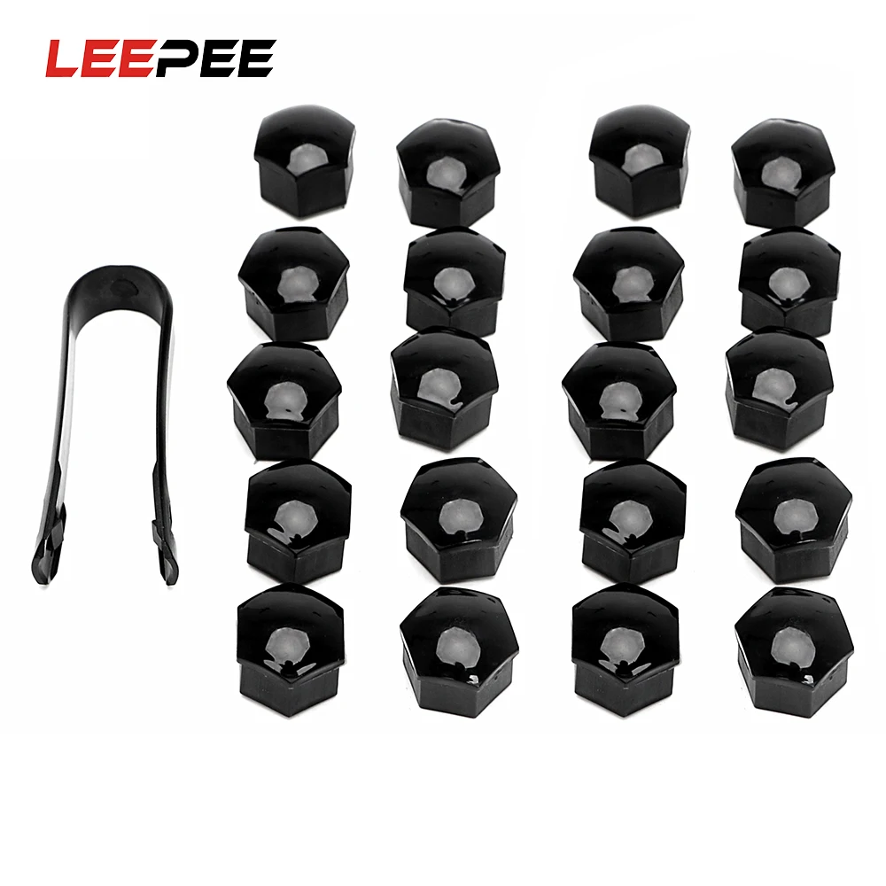 LEEPEE 20 шт. Авто ступицы винт болт крышки 17 мм специальный разъем колпачки на