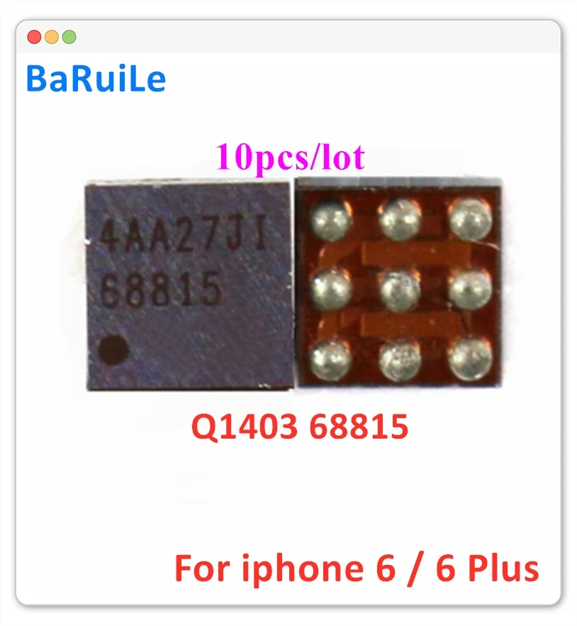BaRuiLe 10 шт. Q1403 68815 Зарядное устройство USB с силовой загрузкой для iPhone 6 6Plus 6P Q4 чип