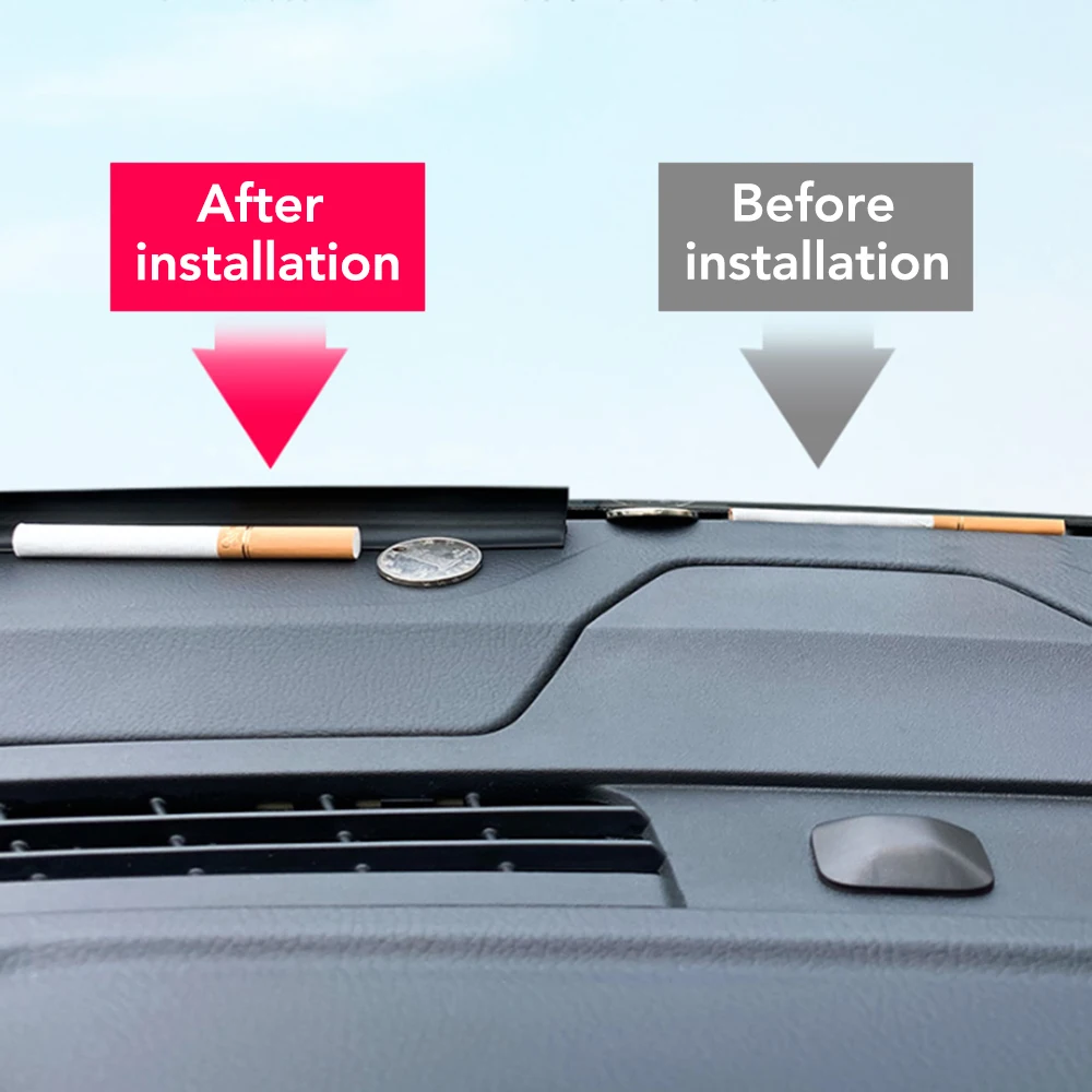 Резиновая звукоуплотнительная полоса 1 6 м для приборной панели автомобиля типа U