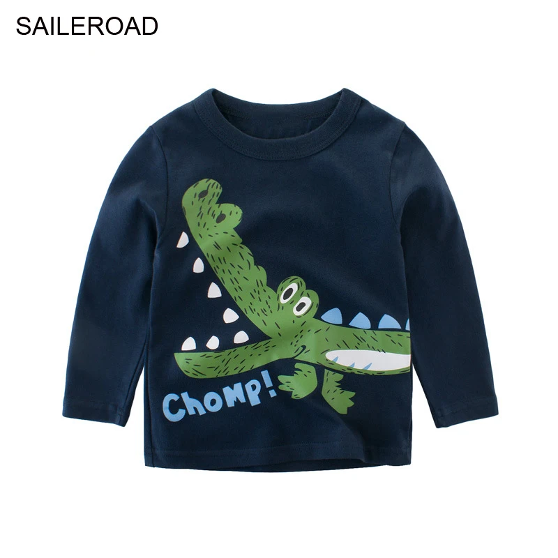 SAILEROAD/животных крокодиловая кожа детский комплект одежды для девочек Футболка с