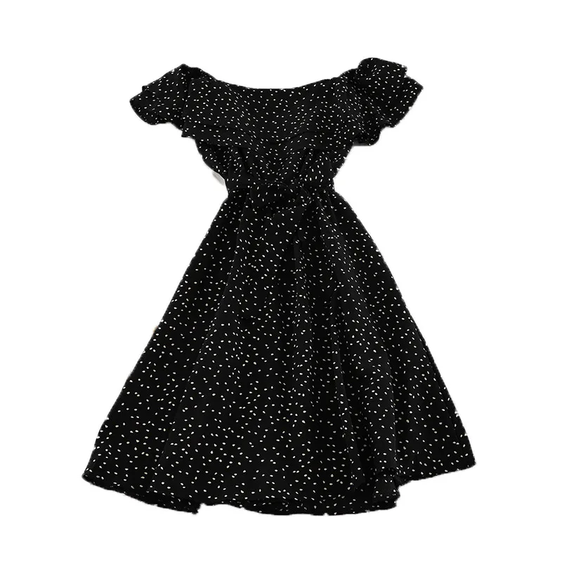 Женское облегающее платье с оборками обтягивающее шифоновое Цветочное поясом и