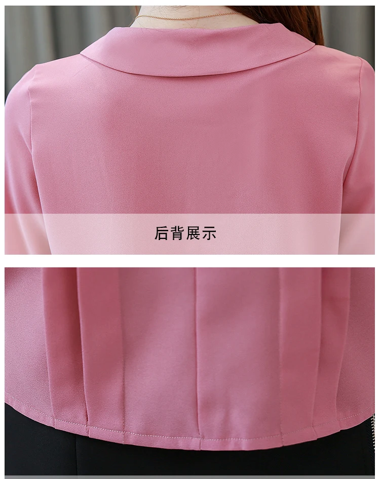 Moda mulheres Топы Blusas 2019 рубашки Banca новые блузки шифоновые camisa манга longa 713B3|Блузки| |
