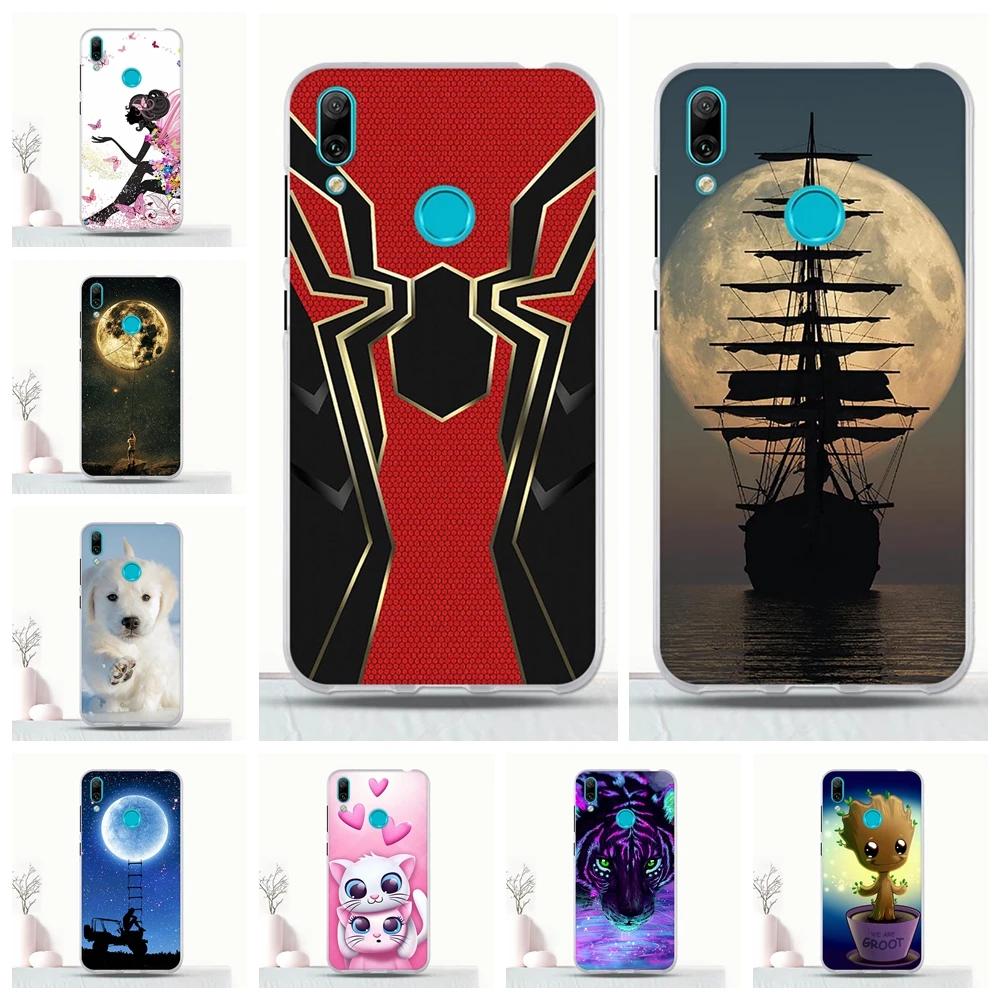 Чехол для huawei Y7 Y7 Pro Y7 Prime чехол для телефона TPU для huawei Enjoy 9 защитный чехол 6,26 дюйма силиконовый чехол