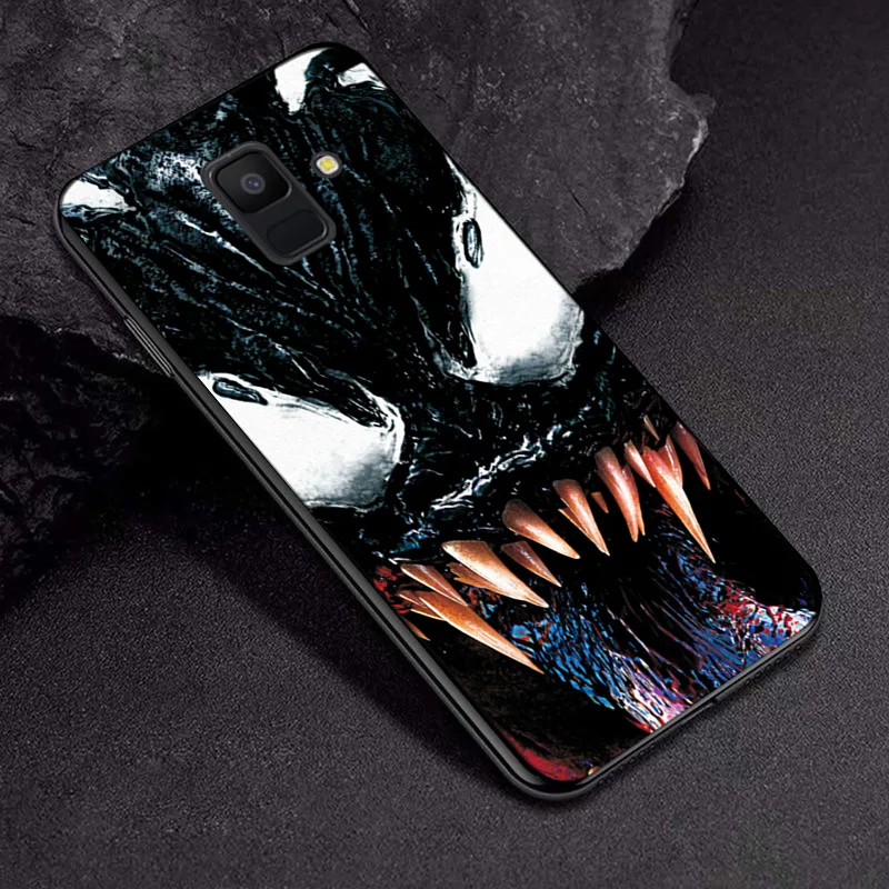 Для samsung Galaxy A6 plus чехол-накладка A8 plus Venom Joker черный чехол ТПУ для samsung A9 A7 A750 Железный человек бампер - Цвет: TPUBLK675