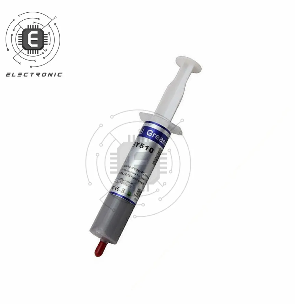 1Pcs HY510 Silicone Thermal Paste Heat Transfer Grease Sink CPU GPU Electronic Components 30g | Освещение