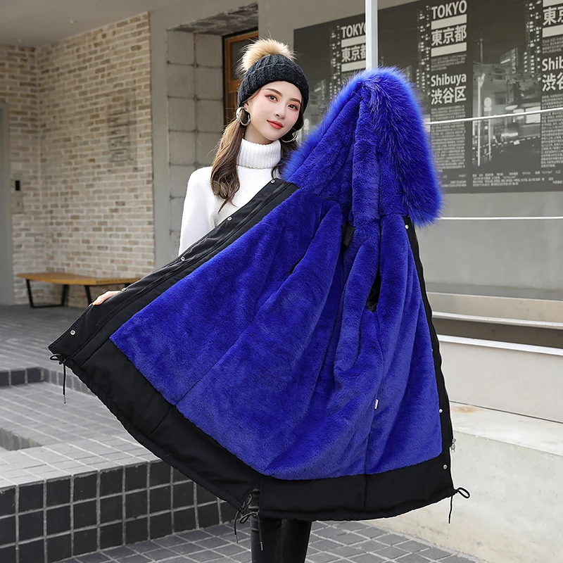 Модная теплая парка с хлопковой подкладкой и капюшоном пальто новинка 2020 зимняя