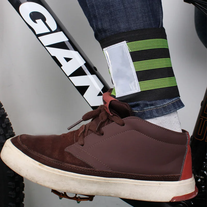 

Outdoor Cycling Beam Pants Strap Bike Bicycle Reflective Safe Leg Pants Clip Strap Beam Band Bottom Belt Easy Tie Fixed Trousers