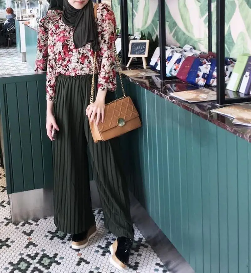 Мусульманские длинные штаны для женщин Арабский Пот высокая талия ОАЭ