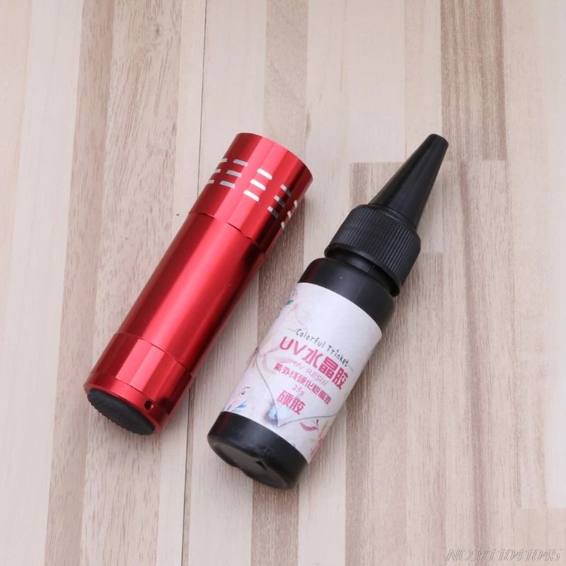 

1 Pack UV Lamp UV Resin Kit Ultraviolet Cure Resin Solar Cure Resin UV Hard Glue D04 20 Dropshipping