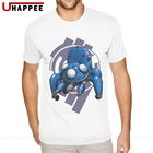 Футболка мужская с принтом призрака в Ракушке, тяжелая хлопковая матрас с короткими рукавами, дизайнерская одежда