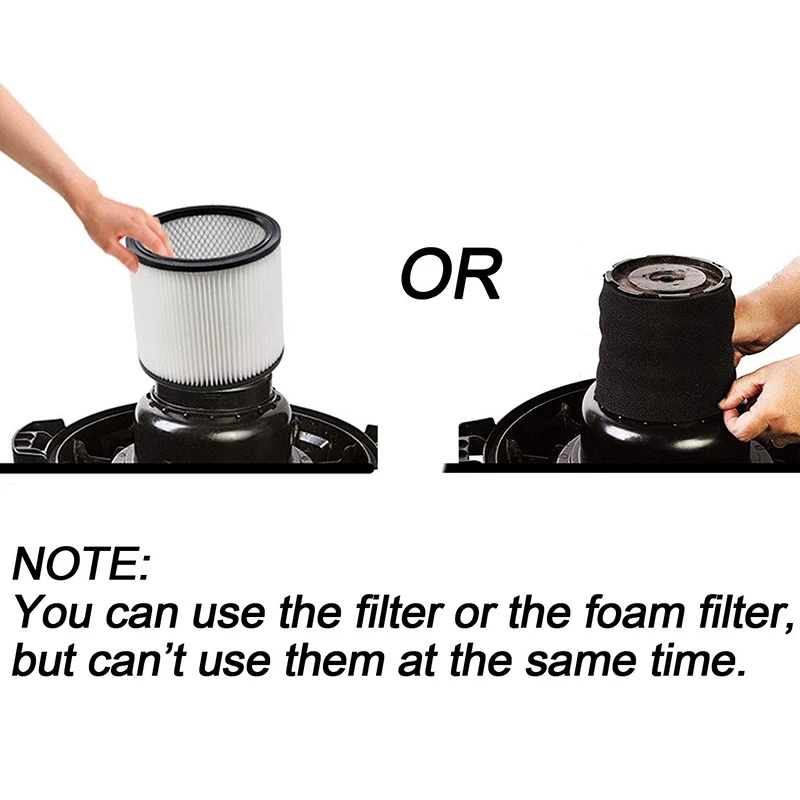 

Foam Sleeve Filter for Shop-Vac 90350 90304 90333 Replacement Parts for Most Wet / Dry Vacuum Cleaners 5 Gallons and Above