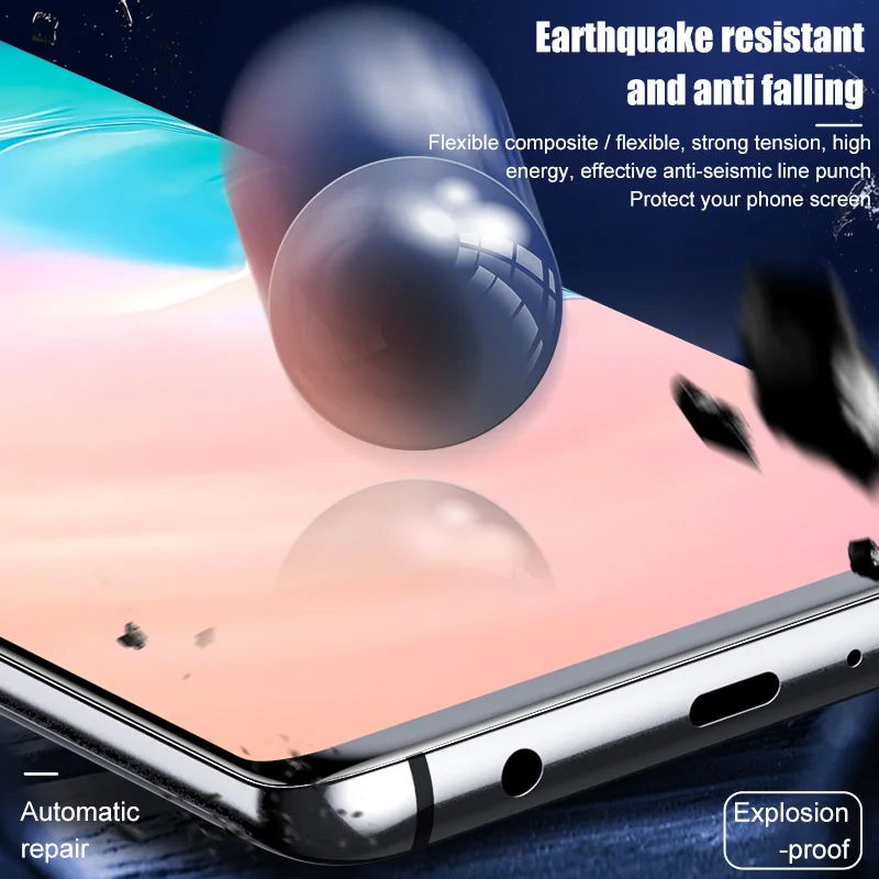 Гидрогелевая пленка для Samsung Galaxy S21 Ultra S20 FE S10 S9 S8 Plus S7 Edge Защитная экрана Note 20 10 Lite 9