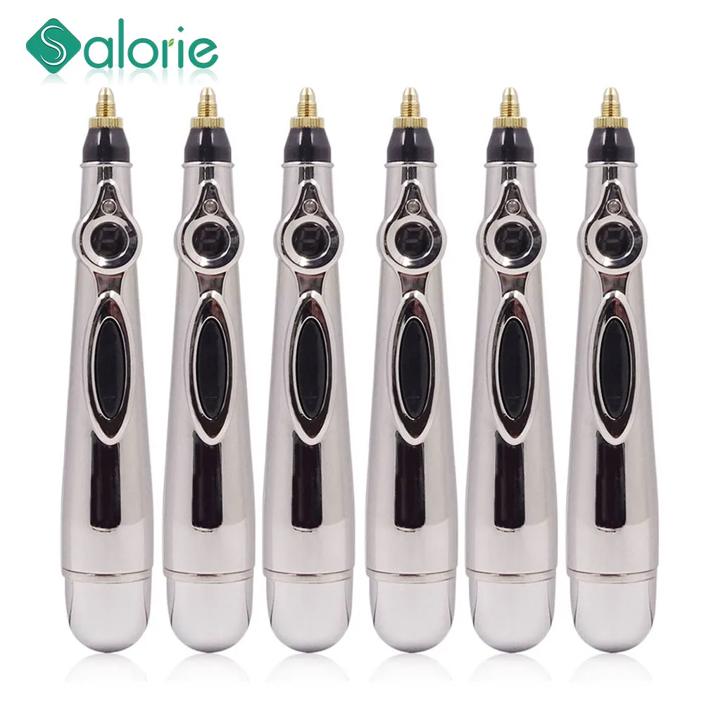 12 шт. десятки акупунктурная ручка электрическая меридиановая лазерная терапия