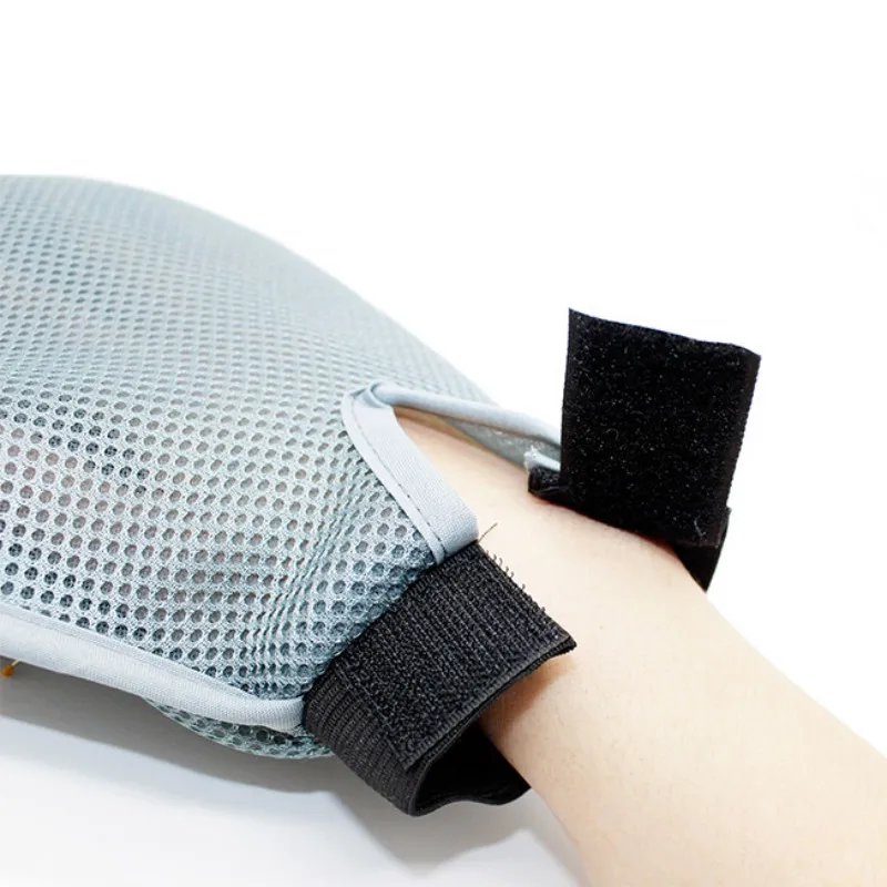 

Dog Bath Brush Pet Palm Round Head Bath Brush Adjustable Silicone Cat Massage Brush Pet Loose Hair Gloves