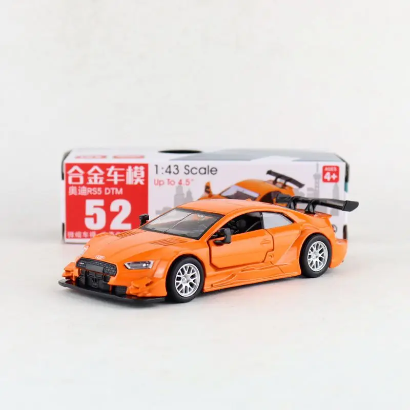 Литой металлический автомобиль Audi RS5 DTM в масштабе 1:43 для коллекционирования