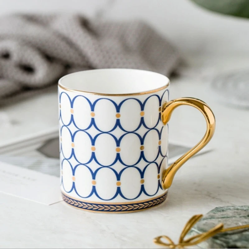 

Italian Classic Style Creative Retro Mug Matte Ceramic Coffee Cup Breakfast Cup Couple's Tea Cups Mug Western Eco Friendly
