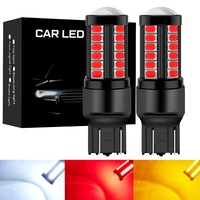 2pcs 1156 ba15s p21w led bau15s py21w bay15d led bulb 7440 1157 p215w r5w 5730smd auto lamp bulbs car led light amber white red