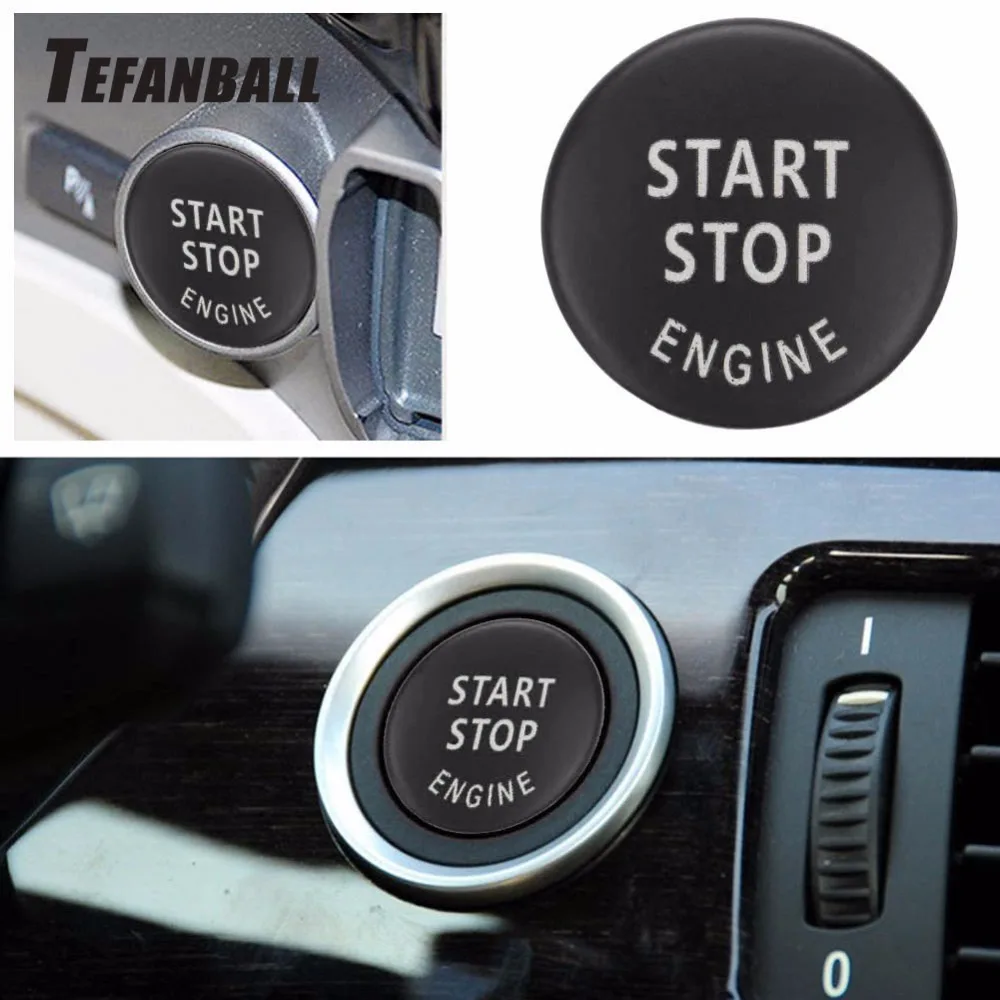 Кнопка запуска двигателя автомобиля сменная крышка кнопка переключения