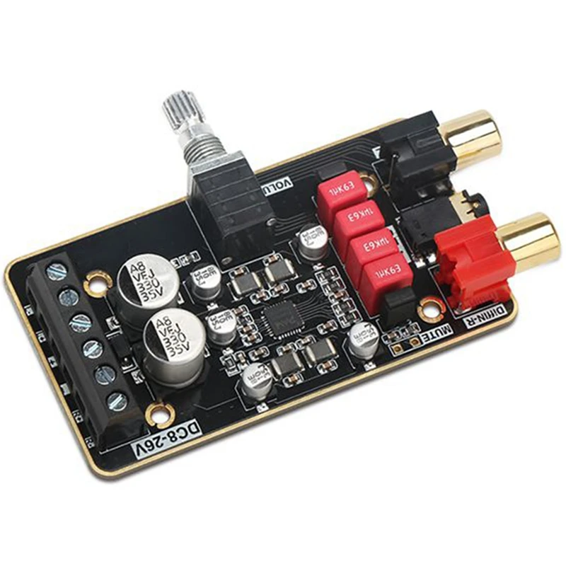 Плата усилителя 12 В 15 Вт + 2 0 двухканальная звука PAM8620 DC 8-26 в 24 цифровой стерео Amp