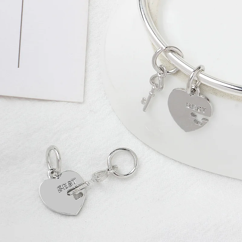 Детские носки 5 пар Модные посеребренные Дружба Любовь ключ-сердце замок пара Best