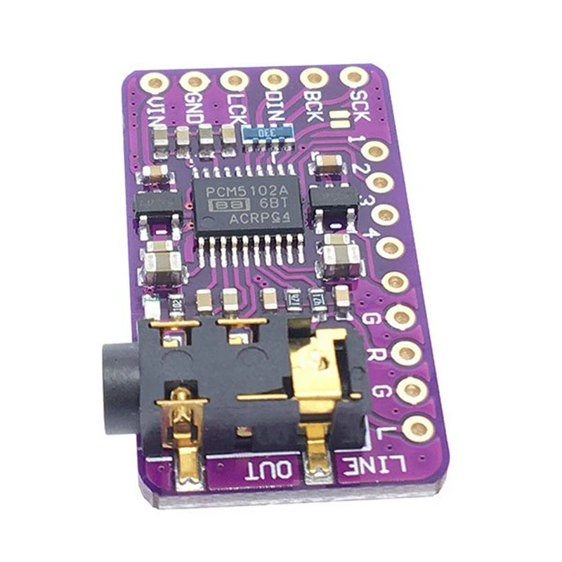 PCM5102 I2S цифровой интерфейс IIS Audio DAC Decoder Module стерео ЦАП цифро-аналоговый